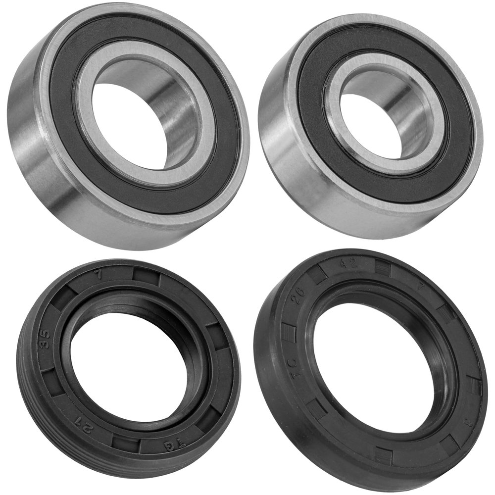 Caltric Front Wheel Ball Bearing and Seals Kit Compatible with Yamaha Timberwolf 250 YFB250 1998
