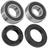 Caltric Front Wheel Ball Bearing and Seals Kit Compatible with Yamaha Timberwolf 250 YFB250 1998 view 1