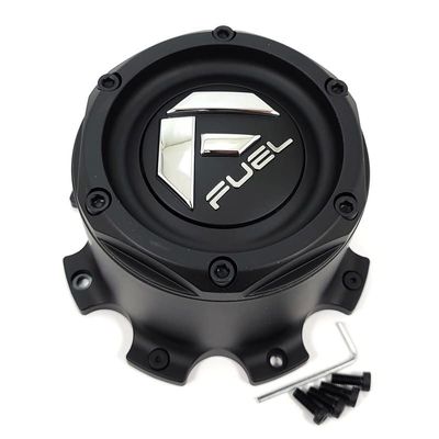 FUEL OFF-ROAD 1 PIECE MATTE BLACK CAP (8X6.5/8X170 TALL) - 1004-09MB