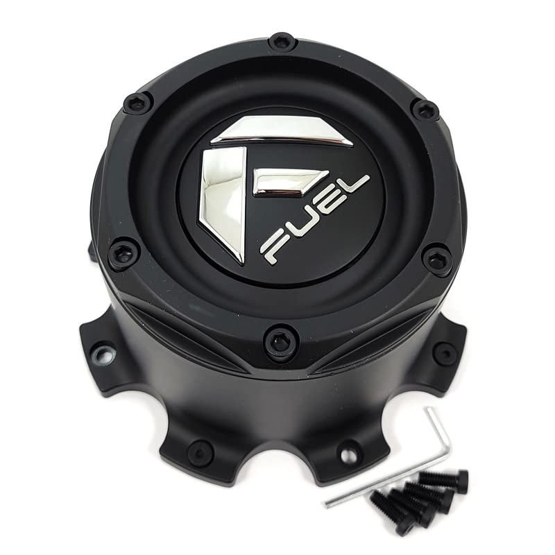 FUEL OFF-ROAD 1 PIECE MATTE BLACK CAP (8X6.5/8X170 TALL) - 1004-09MB
