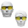 proSPORT Polarized Yellow Lens Sport Wrap Sunglasses Low Light Driving Glasses with Non-Slip Rubber Nose & Ear Pieces for Cycling Motorcycling Pickleball Tennis Baseball Golf Archery Shooting Range view 3