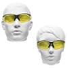 proSPORT Polarized Yellow Lens Sport Wrap Sunglasses Low Light Driving Glasses with Non-Slip Rubber Nose & Ear Pieces for Cycling Motorcycling Pickleball Tennis Baseball Golf Archery Shooting Range view 3