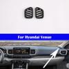Car interior strip modification decoration strip For Venue 2020-2021-2022-2023 (Front upper air outlet Carbon Fiber) view 1