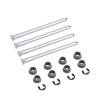 Door Hinge Pin and Bushing Repair Kits Replace# 15685040 15562609 38419 Fits for 1988-2002 Chevy GMC C1500 C2500 K1500 K2500 K3500 Suburban Tahoe Jimmy Yukon2 Door 4Pins view 1
