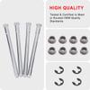 Door Hinge Pin and Bushing Repair Kits Replace# 15685040 15562609 38419 Fits for 1988-2002 Chevy GMC C1500 C2500 K1500 K2500 K3500 Suburban Tahoe Jimmy Yukon2 Door 4Pins view 4