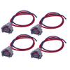 Amrxuts 4PCS Fuel Injector Connector Electrical Plug Pigtail Quick Disconnect Pigtails for Mazda, Mitsubishi, Nissan, Subaru, Toyota view 1