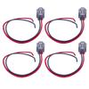 Amrxuts 4PCS Fuel Injector Connector Electrical Plug Pigtail Quick Disconnect Pigtails for Mazda, Mitsubishi, Nissan, Subaru, Toyota view 2