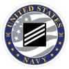 7.62 Design E-3 Seaman 3.5" U.S. Navy Rank Decal view 1