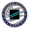 7.62 Design E-2 Constructionman Apprentice 3.5" U.S. Navy Rank Decal view 1