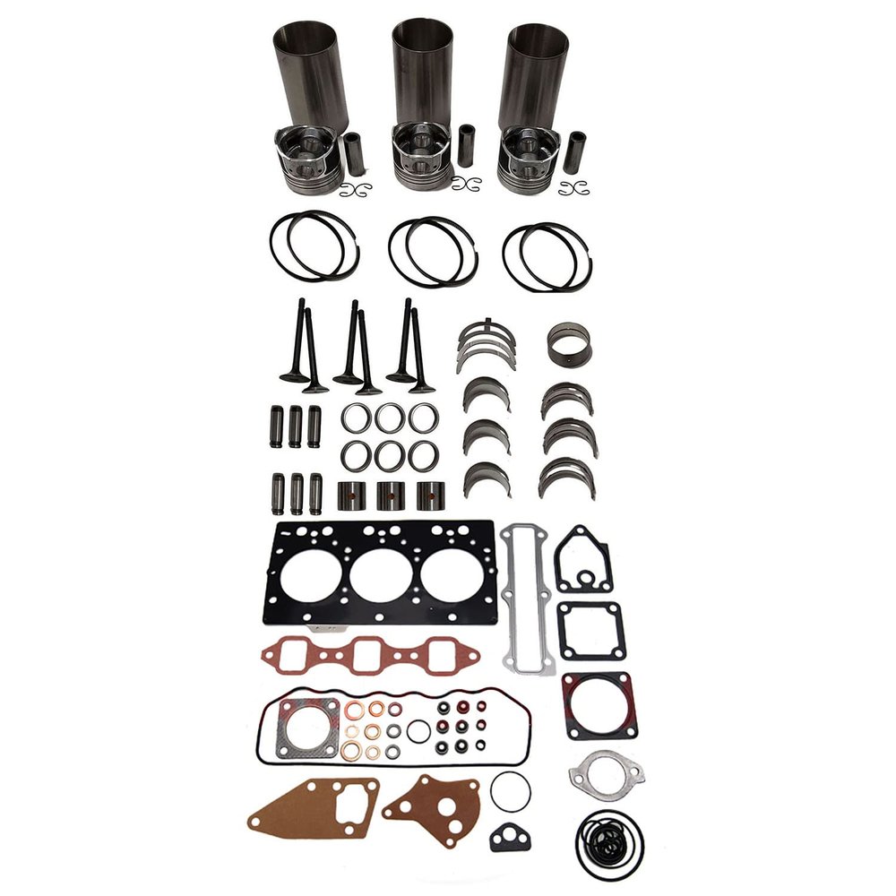 Qyljday 3TNE78 Engine Overhaul Rebuild Kit STD fits Kobelco SK025 Excavator