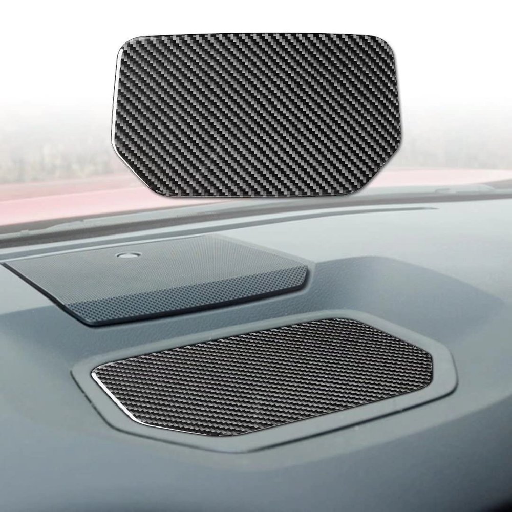 UOADA Real Carbon Fiber Center Console Stickers Fit for Tundra 2014-2018