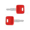 AT194969 Ignition Keys Compatible with John Dee re, Hitachi Tractor, Case Dozer, New Holland, Fiat Construction Equipment - Excavator Ignition Key Replace H800 AT147803 4286465 (5 Pcs) view 3
