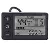 Electric LCD Display Meter, 24V 36V 48V Electric LCD Display Control Panel with Connector, Plastic Electric Display Meter for 22.2mm 0.9in Handlebar, view 1