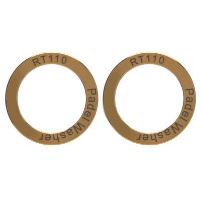 Vbestlife 2Pcs Pedal Gasket Rustproof Alloy Extended Pedal Washers for Mountain Road Bike(Gold) and Spare Parts
