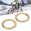 Vbestlife 2Pcs Pedal Gasket Rustproof Alloy Extended Pedal Washers for Mountain Road Bike(Gold) and Spare Parts view 3