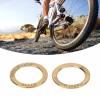 Vbestlife 2Pcs Pedal Gasket Rustproof Alloy Extended Pedal Washers for Mountain Road Bike(Gold) and Spare Parts view 4