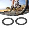 VBESTLIFE 2Pcs Pedal Gasket Rustproof Alloy Extended Pedal Washers for Mountain Road Bike(Black) view 4