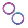 VBESTLIFE 2Pcs Pedal Gasket Rustproof Alloy Extended Pedal Washers for Mountain Road Bike(Colorful) and Spare Parts view 4