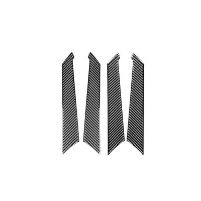 miusani Carbon Fiber Interior Sticker Decoration Trim Cover Decals Compatible with Audi A6 C8 A7 Accessories 2019 2020 2021 RT08 (Interior Door Panel)