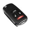 LadyCent 4 Buttons Flip Remote Key Case Shell Fob Car Key Cover, for Jeep Commander Grand Cherokee, for Chrysler Aspen 300 view 1