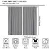Vintage Car Curtains,Retro Rustic Truck Antique Teal Old Truck Sound Dampening Curtains for Kids Livingroom Kitchen Bedroom Curtains, 2 Panels,42x45in view 2