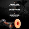 Circuit Equipment - Circuit V Motorcycle Grip - Internal Lock, Polymer and Full Diamond Texture - Black/Green - Off-Road and Dual-Sport Use view 4