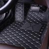 Car Floor mat for Mercedes Benz A B C CLA CLS CLK GLE GLS GLA GLK GL ML G S GLC SL CL SLC R SLK Custom Non-Slip Waterproof Car Liner Carpets Cargo (Embroidery Custom Word, Purple 2) view 2