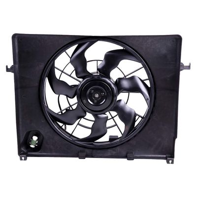 NOTUDE Electric Slim Push/Pull Radiator Cooling Fan Plastic Radiator Fan Assembly 12V/11.5A Compatible with 2011-2014 for Optima 2.4L Replace 621-477 (Driver Side/LH,Black)