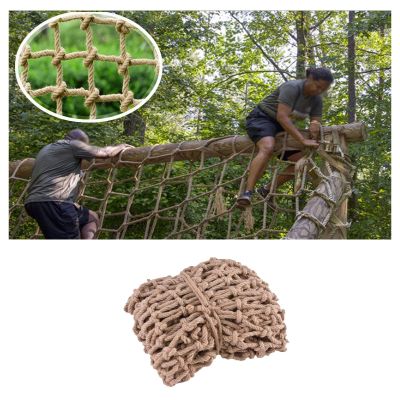Rope Netting Treehouse Climbing Net Kids Safety Nets Cargo Rope Ladder Truck Trailer Heavy Duty Netting Balcony Banister Stair Protection Net Playground Grid (Size : 3 * 4m(10 * 13ft))