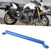 Motorcycle Balance Handlebar, Motorcycle Handle Bracket, Aluminum Alloy CNC Balance Crossbar Handlebar Extended Reinforcement for Motorcycle (Blue) view 3