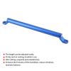 Motorcycle Balance Handlebar, Motorcycle Handle Bracket, Aluminum Alloy CNC Balance Crossbar Handlebar Extended Reinforcement for Motorcycle (Blue) view 4