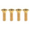 Wanyifa Titanium Ti M8 x25mm for Honda Motorcycle Disc Brake Bolt Pack of 4 (Gold) view 1