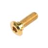 Wanyifa Titanium Ti M8 x25mm for Honda Motorcycle Disc Brake Bolt Pack of 4 (Gold) view 4