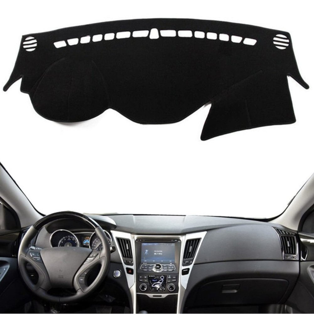 JINYISI for Hyundai Sonata I45 2009 2011 2012 2013 2014 Dashmat Dashboard Anti-UV Dash Pad Mat Cover Carpet