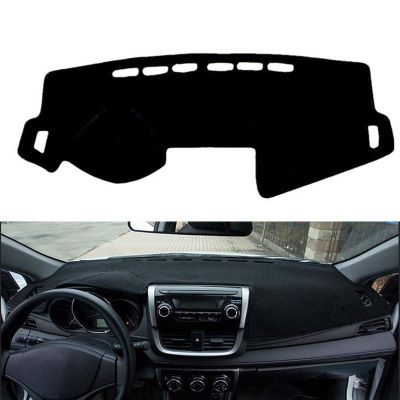 JINYISI for Toyota Yaris L 2014 2015 2016 2019 Dashmat Dashboard Cover Mat Pad Sun Shade Instrumentor Carpet Rug