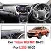 JINYISI for Mitsubishi Triton L200 Strada Ram MQ MR GLX+ GLS GLR 2016 2020 Dashboard Cover Mat Pad Dash Sun Shade Carpet view 3