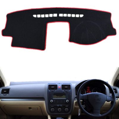 JINYISI for Volkswagen,for Jetta A5 MK5 2005 2010 2011 Anti UV Dashboard Cover Mat Pad Dash Sunshade Rug Carpet