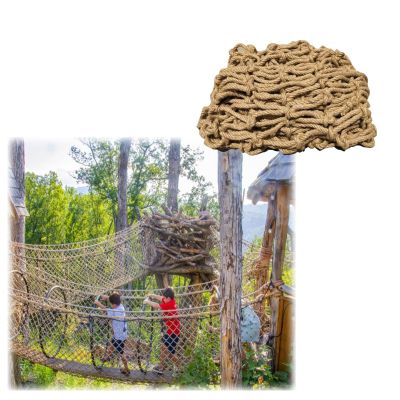 Rope Net Climbing Cargo Net Safety Nets Cargo Rope Ladder Truck Trailer Heavy Duty Decor Netting Kids Swing Fence Netting Balcony Railing Stair Protection Net Playground Net ( Size : 1*3m(3*10ft) )
