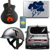 Lightning Bolt Design #4 Vinyl Decal Sticker Car Window Bumper Mug Electric Storm Cloud (3" x 3", Silver) view 3