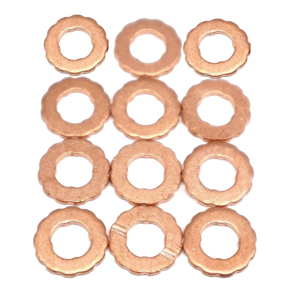 Cardoctor F00RJ02175 100pcs lot Common Rail Injector Shim Sealing Ring Copper Washer Clip Washer (100)