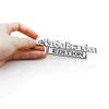 2 Pcs Let's Go Brandon Edition Emblem Car Side Rear Front Hood Trunk Door Badge 3D Decal Sticker Fit for Car Truck SUV (Let's Go Brandon, Silver Black) view 2