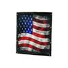 GrilleAdz Old Glory Mesh Bug Screen for Kenworth W900L(W900L Bug Screen with Turnbuckle Mounting Kit) view 2