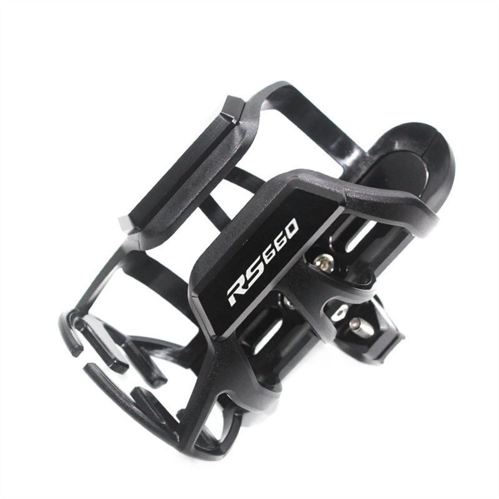 NWSM Cup Stand CNC Beverage Water Bottle Drink Cup Holder Mount Cup Holder for Aprilia RS660 Tuono 660 2020 2021 Drink Holder (Color : Black)