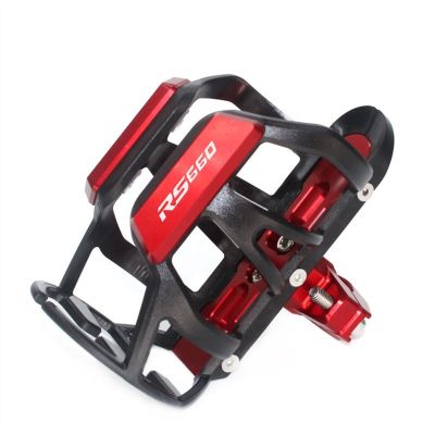 NWSM Cup Stand CNC Beverage Water Bottle Drink Cup Holder Mount Cup Holder for Aprilia RS660 Tuono 660 2020 2021 Drink Holder (Color : Red)