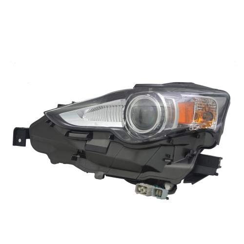 Go-Parts - for 2014-2016 Lexus IS300 Headlight Headlamp Assembly Front - Left (Driver) (CAPA Certified) Sedan Replacement LX2502157C LX2502157C 2015