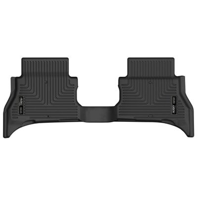 Husky Liners X-act Contour Floor Mats | Fits 2021-2026 Jeep Wrangler 4-Door | 2nd Row, 1-pc Black - 51291