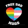 Free Dad Hugs Gay Lesbian Heart Vinyl Decal for Car Window Gender Equality Rainbow Pride Laptop Sticker Car Decal Gay Pride Laptop Stickers Car Decals LGBT Decal Sticker for Bumper Decal Sticker view 4