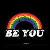 Be You Rainbow Pride Decals Bumper Stickers Gay Pride Vinyl Decal Pride Month Gift Lesbian Pride Car Decal Rainbow Vinyl Decal for Car Window Decor for Trucks Window Wall Laptop view 4
