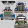 GrilleAdz Old Glory Mesh Bug Screen for Kenworth W900B with Turnbuckle Hardware Installation Kit view 3