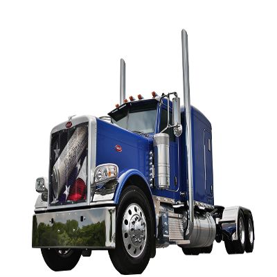 GrilleAdz We The People Mesh Bug Screen for Peterbilt 388/389 (Bug Screen With Turnbuckle Install Kit)